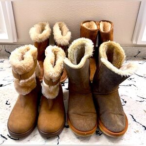 Lot of 4 Winter Boots - Various Sizes